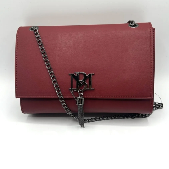 NWT Badgley Mischka Shoulder Bag (BMH-517 RED) - Picture 1 of 11
